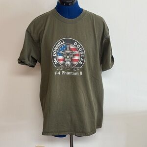 Hanes Olive Green T-Shirt